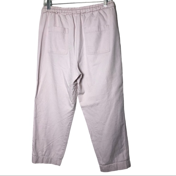 Gap Drawstring Waist Pink Cropped Pants - Picture 2 of 10